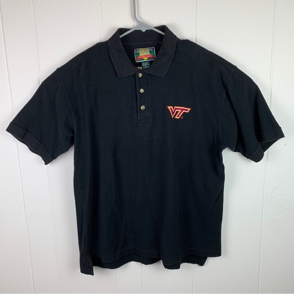 Virginia Tech Polo Collegiate Team Black Men’s Extra Large - Picture 1 of 4